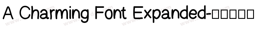 A Charming Font Expanded字体转换
